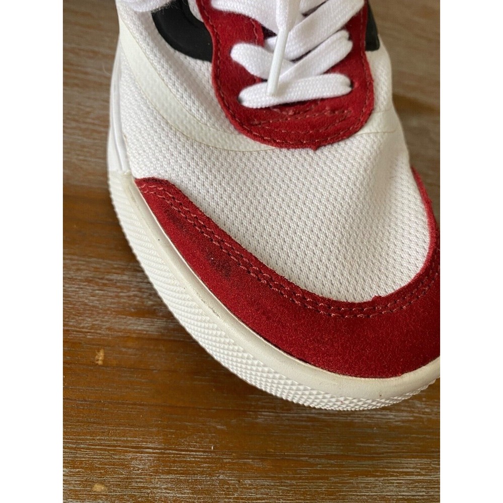 Vans Women's Red and White Sneakers - Picture 12 of 16